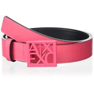 9886 Women's Ax Tonal Logo Hardware Belt,curtain- Curtain